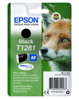 Original Tintenpatrone Epson T1281 Schwarz