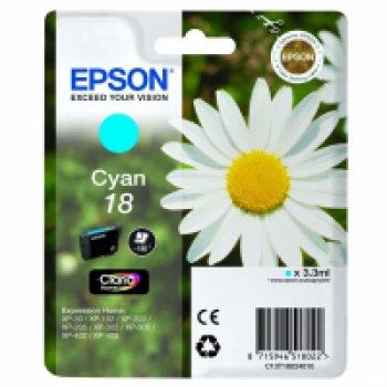 Original Tintenpatrone Epson T1802 Cyan  3,3ml