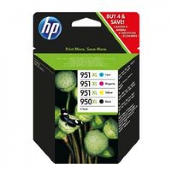 Original Tintenpatronen HP 950XL / 951XL Multipack (4 Patronen)