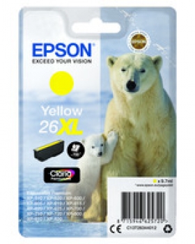 Original Tintenpatrone Epson T2634XL Yellow 9,7ml