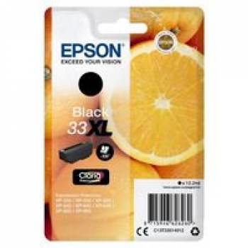 Original Tintenpatrone Epson T3351XL BK Schwarz