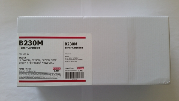 Rebuild Toner Brother TN-230 M Magenta 1,4K