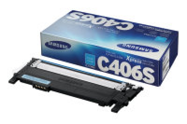 Original Toner Samsung CLT-C406 Cyan 1K